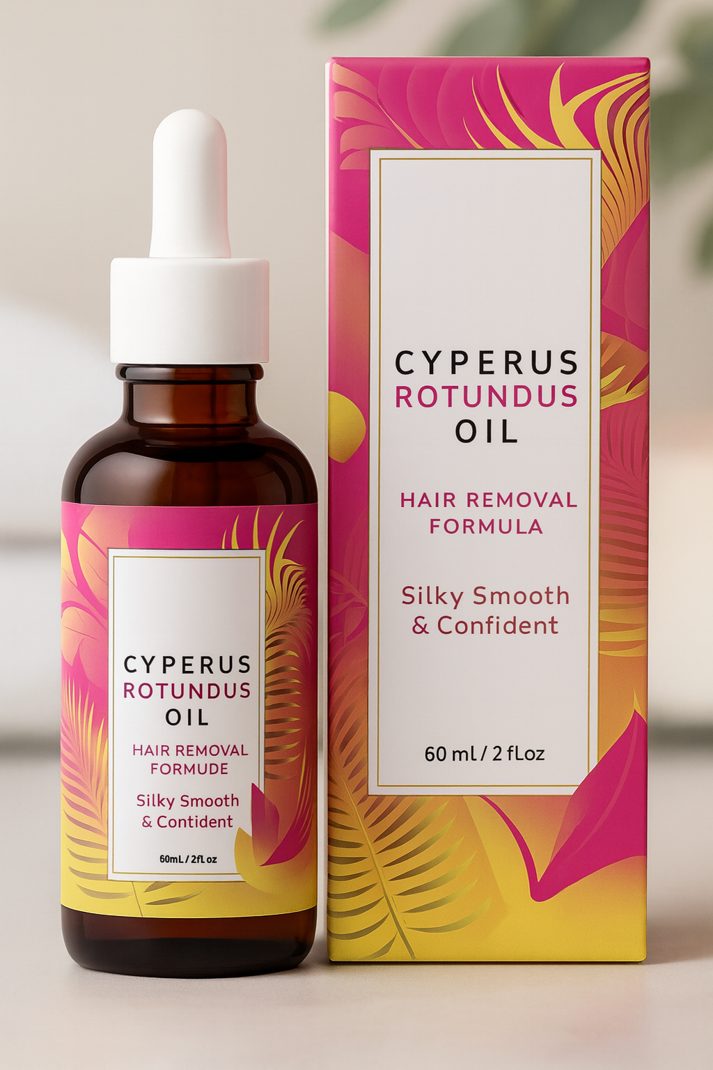 Cyperus Rotundus Oil for Hair Reduction